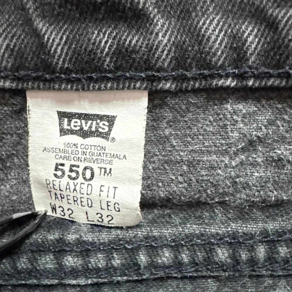 VTG 1996 Levis 550 Jeans Men 32x32 (30x31) Gray Faded Orange Tab Relaxed Tapered